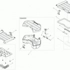 Outlander 400 EFI, STD(International only) Задний ящик для поклажи