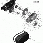 Outlander L 500 EFI Трансмиссия