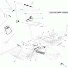 Outlander MAX 1000 EFI LTD Наклейки
