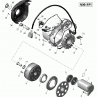 Outlander L 500 EFI magneto and electric starter outlander