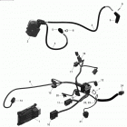 Renegade 1000 EFI Жгут проводов и электрический блок