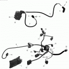 Outlander 6X6 1000 EFI Жгут проводов и электрический блок