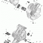 Outlander 6X6 650 EFI Масляная система