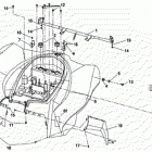 DS 250 NA & INT rear fender inter