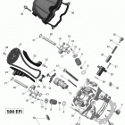 Outlander L 500 EFI Головка цилиндров