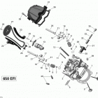 Outlander 6X6 650 EFI Головка цилиндров