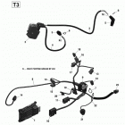 Outlander 500 EFI engine harness and electronic module (t3)
