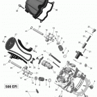 Outlander 500 EFI Головка цилиндров