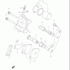 LT-A400 EIGER 4x2 AUTOMATIC Передний суппорт тормозной