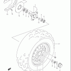 LT-F250 OZARK Front wheel (model k2 / k3)