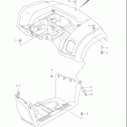 LT-A400 EIGER 4x2 AUTOMATIC Rear fender (model k4)