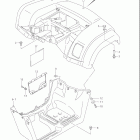 LT F400 EIGER 4x2 MANUAL Rear fender (model k4)