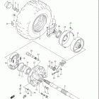LT-F250 OZARK Right rear wheel (model k2 / k3)