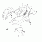 LT-F250 OZARK Front fender (model k2 / k3)