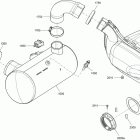 SPARK ACE 900 (2up) 01- exhaust system _37s1501