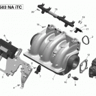 WAKE 155 02- air intake manifold and throttle body 2_18r152...