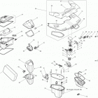 GTX S 155 09- storage compartments 44s1504