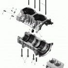 EXPEDITION - SPORT 550F, REV-XP - 2-STROKE Картер