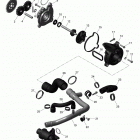 MXZ - 4-STROKE engine cooling (except gt le