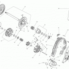 MXZ - 4-STROKE Защита ремня вариатора