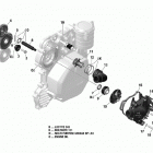 SKANDIC - 4-STROKE Система охлаждения двигателя - 900 асе