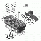 EXPEDITION -LE/ SE / -  4-STROKE 01 - головка цилиндра и выпускной коллектор - 1200...