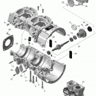 SUMMIT crankcase and water pump