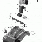 MXZ - 4-STROKE Коллектор воздухозаборника и корпус дросселя