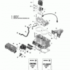 EXPEDITION -LE/ SE / Extreme -   2-STROKE 01 - цилиндр и головка цилиндра - 800 Е-ТЕС
