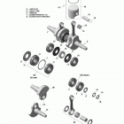 EXPEDITION -LE/ SE / Extreme -   2-STROKE 01 - коленвала и поршня - 800 Е-ТЕС