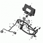 Skandic WT 600 ACE engine harness and electronic module (itc)