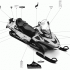 Skandic WT 600 E-TEC Наклейки