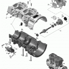Summit Sport 600 XP146 Картер , водяной и масляный насос