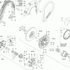 Expedition LE 600 E-TEC Защита ремня вариатора