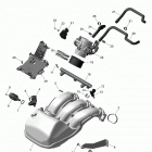 MXZ X 1200 XR120 air intake manifold and throttle body 1