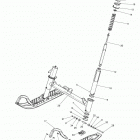 Tundra LT 600ACE XU154 Передняя подвеска и лыжи