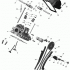 Maverick 1000_XMR Головка цилиндров задняя часть