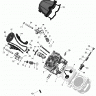 Maverick MAX 1000_STD_XRS-DPS Головка цилиндров