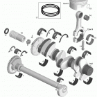 210 Challenger S & Challenger SE 310 Коленвал и поршни