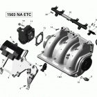 210 Challenger S & Challenger SE 310 02- air intake manifold and throttle body 3_sea-do...