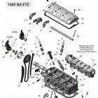 210 Challenger S & Challenger SE 310 01- cylinder head 3_sea-doo boats