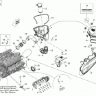 210 Challenger S & Challenger SE 310 Опора двигателя и глушитель воздухозаборника
