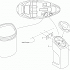 150 Speedster 155 09- storage compartment, front 2