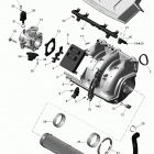 180 Challenger 215 Коллектор воздухозаборника и корпус дросселя