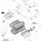 230 Challenger SE 310 Опора двигателя и глушитель воздухозаборника