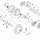 M 6000 SNO PRO 141 GREEN Вал приводной трака и тормоза