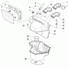 PANTERA 7000 XT LTD BLACK Воздухозаборник