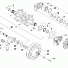 M 9000 SNO PRO 162 Orange (US), Green(US) Вал приводной трака и тормоза