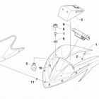 SR VIPER L-TX LE WHITE Ветровое стекло и панель инструментов