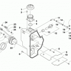 M 6000 SNO PRO 141 GREEN Маслянный бак